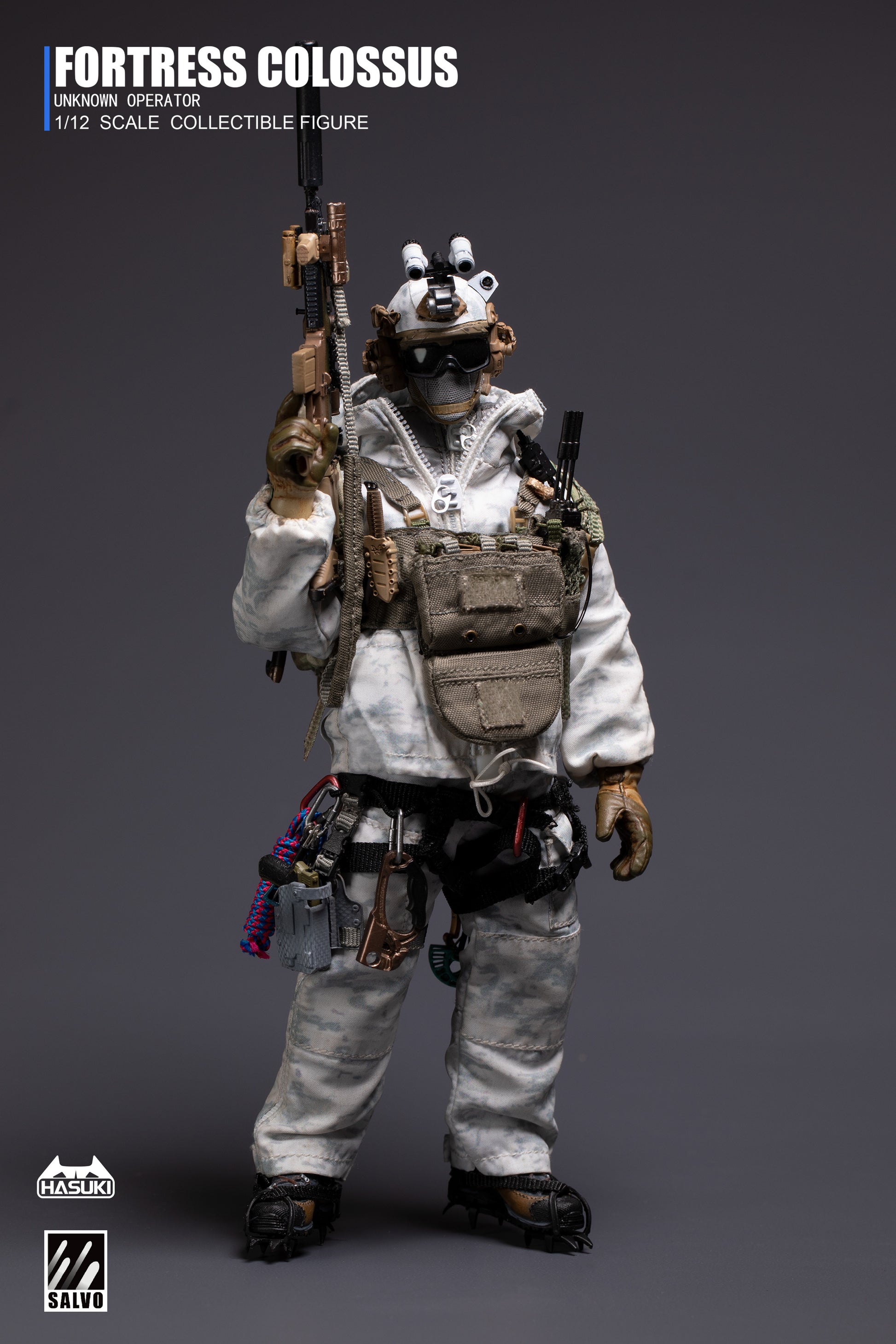 SCAR-H rifle with suppressor detached, 7.62 magazines and optical sight components