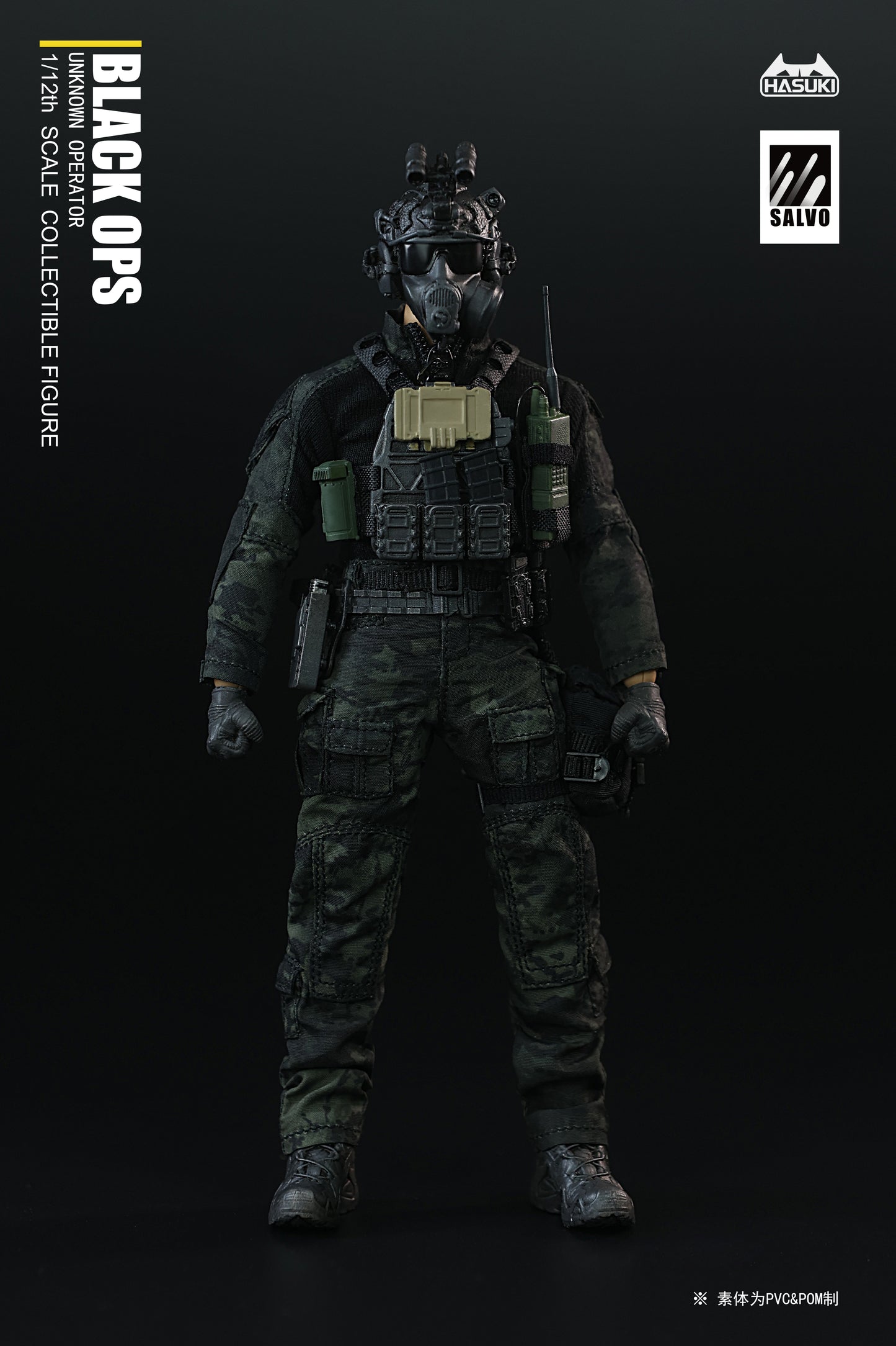 Frag grenades, flash grenade and smoke grenade accessory set close-up