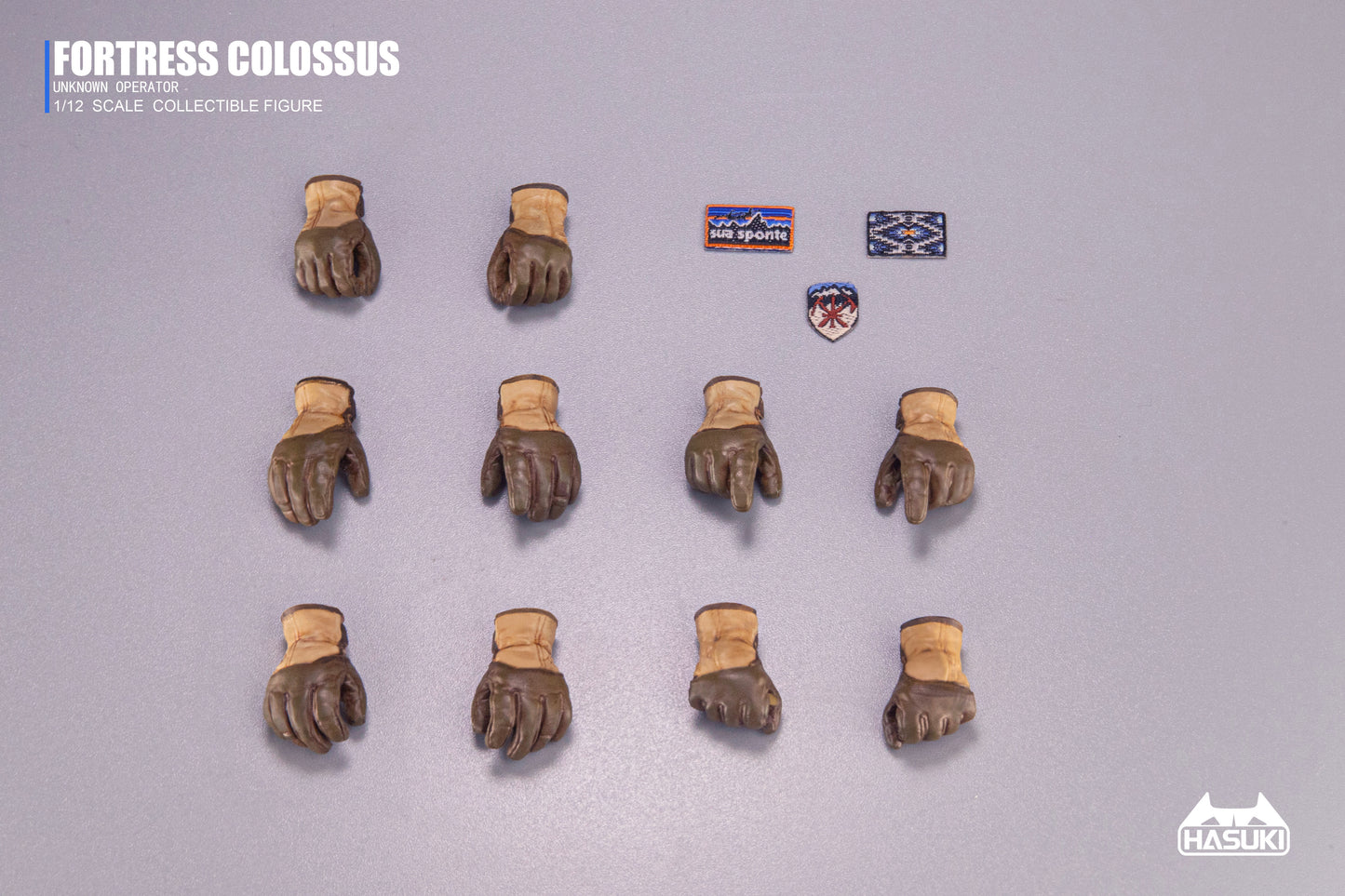 Scale comparison showing 17cm HASUKI figure height with 1/12 reference