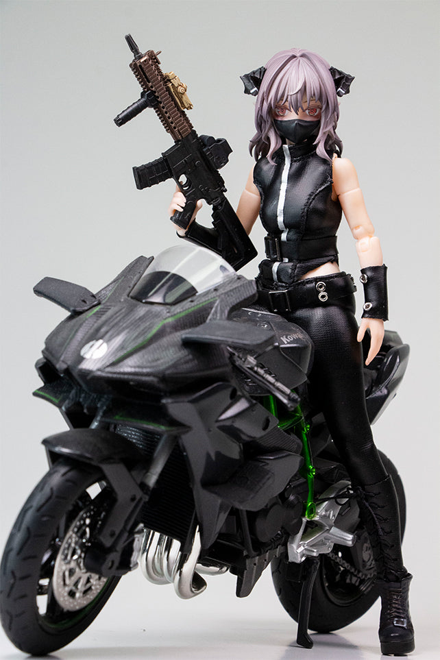 GOOMOOPLAY Black Knight Biker Outfit Set
