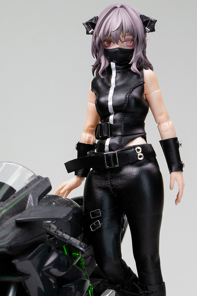 GOOMOOPLAY Black Knight Biker Outfit Set