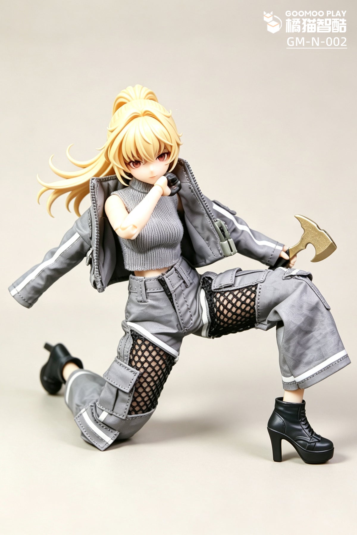 GOOMOO Gray Hunter Industrial 1/12 Mecha Girl Outfit Set