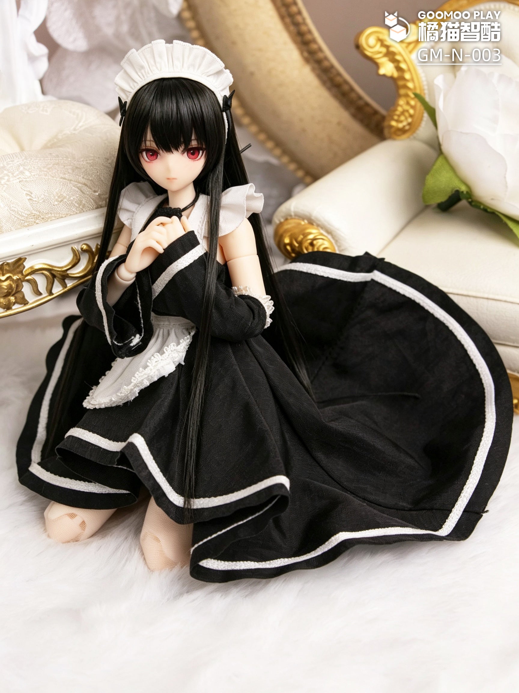GooMoo Play 1/12 Doll Clothes European Manor Maid Set 