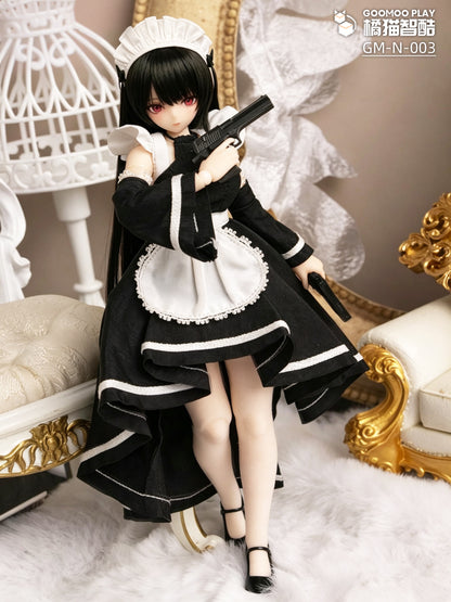 GooMoo Play 1/12 Doll Clothes European Manor Maid Set 